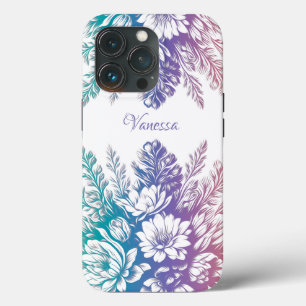 Vintage Pastellfarben, Blumenmuster Case-Mate iPhone Hülle