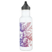 Vintage Pastellfarben, Blumenmuster Edelstahlflasche (Rechts)