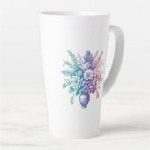 Vintage Pastellfarben, Blumenmuster Milchtasse (Rechte Ecke)