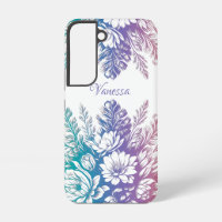 Vintage Pastellfarben, Blumenmuster