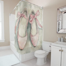 Vintage Pastellrosa Schleifen Ballett-Flats