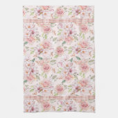 Vintage Pastellrosen Geschirrtuch (Vertikal)