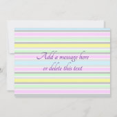 Vintage Pastelschmetterlinge und Rose Dankeschön K (Rückseite)