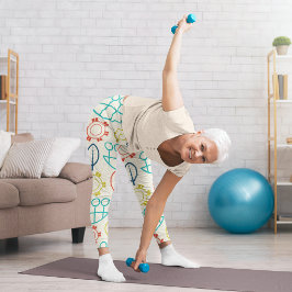 Vintage Pastete Capri Leggings