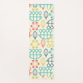 Vintage Pastete Yogamatte (Vorderseite)