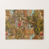 Vintage Pastorallandschaft Puzzle (Horizontal)