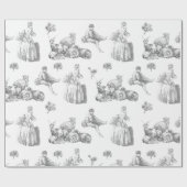 Vintage Pastoralschaf-Boy Lady Craft Geschenkpapier (Flach)