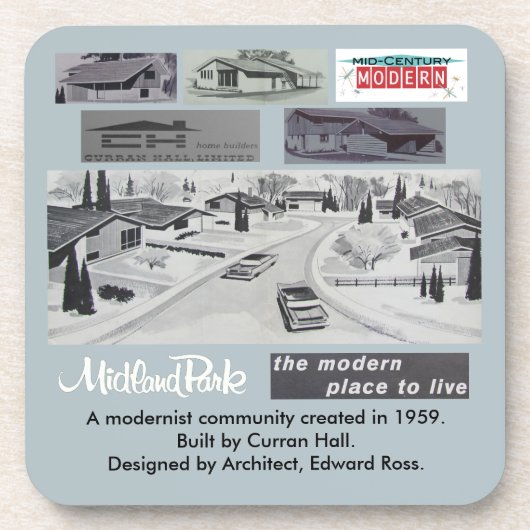 Vintage Patch-Untersetzer (6 Packung) Getränkeuntersetzer (Vorderseite)