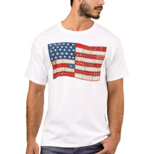 Vintage-Patchwork-Amerikanische Flagge | Patriotis