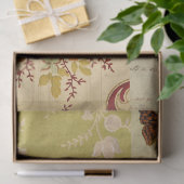 Vintage Patchwork-Blume und Ephemera Decoupage Seidenpapier (Geschenk)