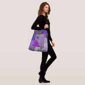 Vintage-Patchwork-Design. Tragetaschen Mit Langen Trägern (Am Model)