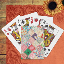 Vintage-Patchwork-Druck