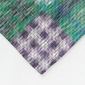 Vintage-Patchwork-Flanelldecke Fleecedecke (Ecke)