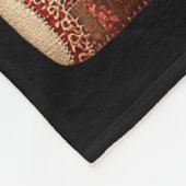 Vintage-Patchwork-Hüftgürtel Süße Boho-Kinderstube Fleecedecke (Ecke)