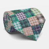 Vintage Patchwork-Krawatte Krawatte (Gerollt)