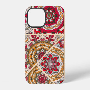 Vintage-Patchwork-Quilt-Muster. Vintage-Dekorativ iPhone 12 Hülle