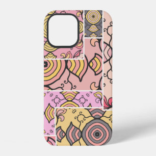 Vintage-Patchwork-Quilt-Muster. Vintage-Dekorativ iPhone 12 Hülle