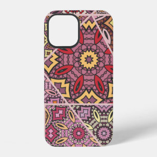 Vintage-Patchwork-Quilt-Muster. Vintage-Dekorativ iPhone 12 Hülle