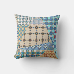 Vintage-Patchwork-Quilt-Muster. Vintage-Dekorativ Kissen