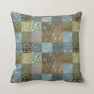 Vintage-Patchwork-Quilt William Morris Muster  Kissen