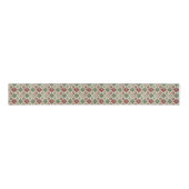 Vintage-Patchwork-Quilted-Christmas-Muster Ripsband (Vorderseite)