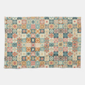 Vintage, patchwork-quilting-Optik Geschirrtuch (Horizontal)