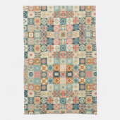 Vintage, patchwork-quilting-Optik Geschirrtuch (Vertikal)