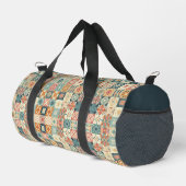 Vintage, patchworkartiger Quilt-Look Duffle Bag (Rechte Ecke)