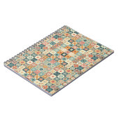 Vintage, patchworkartiger Quilt-Look Notizblock (Linke Seite)