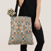 Vintage, patchworkartiger Quilt-Look Tasche (Von Nahem)