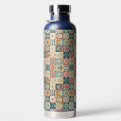 Vintage, patchworkartiger Quilt-Look Trinkflasche (Rechts)