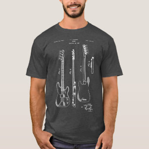 Vintage Patentschrift 1953 Bassgitarre T-Shirt