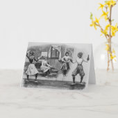 Vintage Patientenkarte Karte (Gelbe Blume)