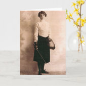 Vintage Patientenkarte Karte (Gelbe Blume)