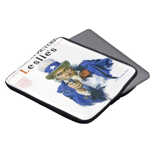 Vintage Patriotic Uncle Sam Magazine Cover Art (Vorne Oben)