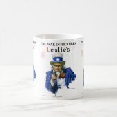 Vintage Patriotic Uncle Sam Magazine Cover Art Kaffeetasse (Mittel)