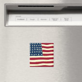 Vintage Patriotische Amerikanische Flagge, Amerika Magnet (In Situ (Geschirrspüler))