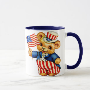 Vintage patriotische Bärn-Tasse Tasse