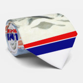 Vintage Patriotische Frau W. American Flag Poster Krawatte (Gerollt)