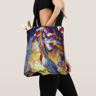 Vintage patriotische Lady Liberty amerikanische Fl Tasche