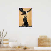 Vintage Patriotische Löwen und Adler Großbritannie Poster (Küche)