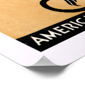 Vintage Patriotische Löwen und Adler Großbritannie Poster (Ecke)