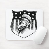 Vintage Patriotische Onkel Sam und amerikanische F Mousepad (Mit Mouse)