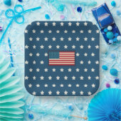 Vintage patriotische Papierplatten Pappteller (Party)