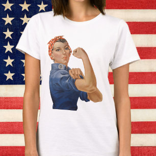 Vintage-patriotische Rosie the Riveter, Wir schaff T-Shirt