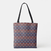 Vintage Patriotische Stars Tasche (Rückseite)