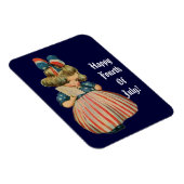 Vintage Patriotische Süsse Magnet (Rechte Seite)