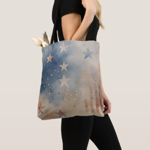 Vintage patriotische USA-Flagge Hintergrund Tasche