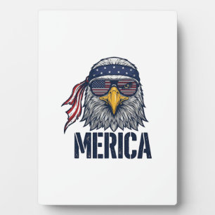 Vintage patriotischer Adler Merica-Shirt-Design_1 Fotoplatte