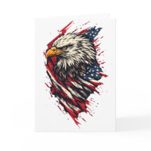 Vintage patriotischer amerikanischer Adler 4. Juli